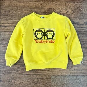 BAPE Baby Milo Size 7 Sweat shirt Unisex